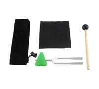 Cvoepobey Dipason 528 Hz Diapasons avec Marteau et Chiffon de Nettoyage pour la Guérison Du Son des Chakras Diapason Musical