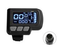 Cvoepobey EN06 LCD Compteur de Vitesse D'Affichage de Vélo avec Connecteur de Lumière 6 Broches Étanche 24 V 36 V 48 V Panneau D'Affichage de Vélo Électrique