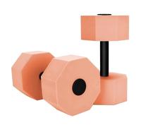 Cvoepobey Ensemble D'Haltères Aquatiques pour Poids de Piscine, Manchettes d'eau de Natation en Mousse pour Exercices Aquatiques, Équipement de Fitness Aquatique (Rose)