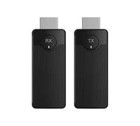 Cvoepobey Extenseur Vidéo sans 50m Compatible, Émetteur et Récepteur 1080p pour PC, Ordinateur Portable, Partage de Télévision
