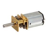Cvoepobey JA12-N20 Model DC 12V 100RPM Mini moteur de boite de vitesse engrenee de couple de transmission argent + or
