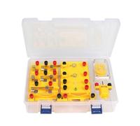 Cvoepobey Jouet Électrique pour Enfants Circuit de Base Kit D'Apprentissage de L'Électricité Aides Pédagogiques en Physique Éducation DIY Expérience D'Assemblage