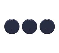 Cvoepobey Lot de 3 Traceurs GPS pour Véhicules, Localisateur de Clés, Traceur GPS, Mini Traceur GPS, Traceur GPS pour Animaux de Compagnie, Bleu Marine