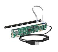 Cvoepobey Microphone Directionnel à 4 Rangées USB, Prise de Son Linéaire à 60 Degrés, Réduction du Bruit avec Amplificateur 3,5 mm