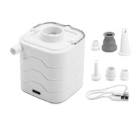 Cvoepobey Mini Pompe à Air Électrique Portable pour Gonflables, Gonfleur de à Air Rechargeable par USB pour de Couchage, de Camping