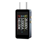 Cvoepobey Nouveau Testeur USB Type C Portable avec Lecture en Temps Réel des Tensions et Du Courant pour L'Analyse des Performances de la Batterie
