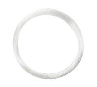 Cvoepobey Nylon Enrouleur De Corde À Pêche De 0,80 Mm De Diamètre, 33 M De Long, Blanc