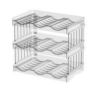 Cvoepobey Organisateur de Tasses Empilable pour Gobelet 40oz avec Poignée pour Armoire 3 Étages