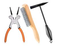 Cvoepobey Outil de Retrait des Brosses à de à Gratter 8 Pouces de la Pince de Soudage pour le Nettoyage