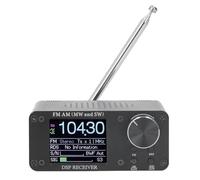 Cvoepobey Radio Portable à Ondes Courtes ATS80 Récepteur de Fréquence FM AM Casque Externe 5 W Antenne Télescopique Radio à Ondes Courtes