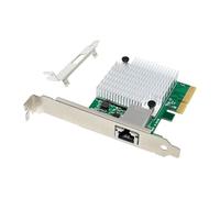 Cvoepobey ST7375 AQC113C PCIe 4.0 X4 Port 10 GB/S Gaming Multifonction Pratique Serveur Carte Réseau Installation Facile Facile à Utiliser