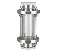 Cvoepobey Verre de vue de 1,5 "Tri Blamp Dioptre Fit 38 mm Pipe OD 304 Verre de vue Du Tuyau Droit en Acier Inoxydable