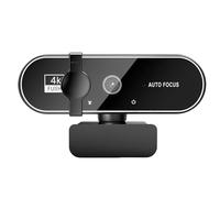 Cvoepobey Webcam Video Camera 4K Autofocus Streaming Web Cam Webcams HD pour Ordinateur Portable PC