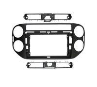 CVPX Cadre Radio Kit de Cadre de Tableau de Bord pour autoradio multimédia stéréo 9/10,1 Pouces, Compatible avec VW Tiguan 2010-2015 Cadre Façade(FrameB)