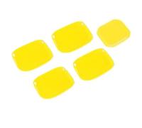 CVPX Clanche de Portière Poignée Couvercle décoratif de poignée de porte arrière avant extérieure de voiture, compatible avec Jeep compatible avec Wrangler JL 2018-2024.(4 door yellow)