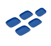 CVPX Clanche de Portière Poignée Couvercle décoratif de poignée de porte arrière avant extérieure de voiture, compatible avec Jeep compatible avec Wrangler JL 2018-2024.(4 door blue)