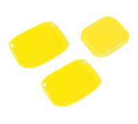 CVPX Clanche de Portière Poignée Couvercle décoratif de poignée de porte arrière avant extérieure de voiture, compatible avec Jeep compatible avec Wrangler JL 2018-2024.(2 door yellow)