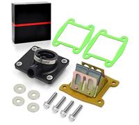 CVPX Clapet à clapet Joint de soupape à clapet pour collecteur d'admission de carburateur, Compatible avec Yamaha Blaster 200 (1988-2006) 2HF-13610-01-00 2XJ-13565-00-00 Boite à Clapets Carburateur