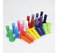 CVPX Poignées Moto Poignée colorée Pro Grip adaptée au Guidon en Caoutchouc Gel GP pour Moto Tout-Terrain et Pit Bike D'accélérateur de Moto(B)