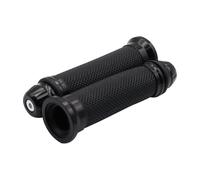 CVPX Poignées Moto Poignées de Moto en Caoutchouc pour pédale, Guidon, poignée modifiée, poignée d'accélérateur, poignée de réglage, poignées 22/24 mm D'accélérateur de Moto(Black)