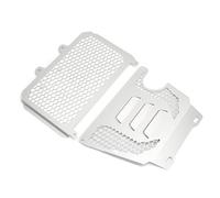 CVPX Radiateur Moteur Couvercle de Protection pour réservoir d'eau, radiateur, Refroidisseur d'huile, Compatible avec CFMOTO 450MT MT450 450MT 450 2023 Radiateurs Moto(Silver - AB)