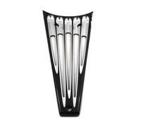 CVPX Radiateur Moteur Grille de radiateur pour Moto Harley Touring Glide King FLHR Electra Street Glide FLTR 2008-2017, Couvercle de Moteur Radiateurs Moto(Black Grill Cover)