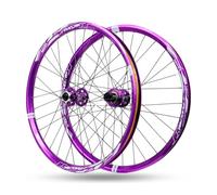 CVQJL Roues de VTT 26/27,5/29 Pouces à axe traversant à dégagement Rapide, Jantes en Alliage d'aluminium, Freins à Disque 32 Trous, moyeux Avant et arrière pour Cassettes 8-9-10-11-12 Vitesses