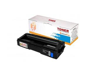 CVT CompraVentaToner Cartouche de Toner Compatible Ricoh M C250FW / P C301W Cyan 408341 / M C250HC