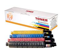 CVT - Pack de 4 toners génériques MP-C306 / MP-C307 / MP-C406 Remplacement Compatible pour Ricoh Aficio 842095, 842096, 842097, 842098
