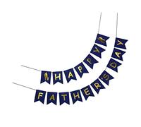 CVUTOVO 1 Ensemble Bannière Décorative de Fête des Pères de Décorations Colorées pour Créer une Joyeuse et Unique Facile à Assembler et Réutilisable