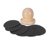 CVUTOVO 1 Lime à Ongles en Bois pour Chien : grattoir à Griffes avec disques remplaçables - Soin des Griffes Doux et Efficace - Outil de toilettage pour Chiots et Chats