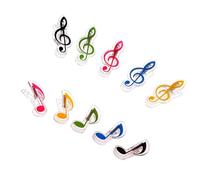 CVUTOVO 10 Clips pour Partitions de Piano en Plastique Abs, Lot de 10 Pièces, Poignée Ergonomique, pour Pianistes et Garçon et Filles, Facilite la Lecture des Grandes Partitions