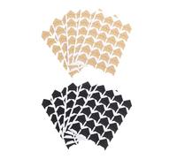 CVUTOVO 10 Feuilles Coins Autocollants Photo DIY pour Scrapbook de Coins Adhésifs Kraft et Noir par Feuille Parfaits pour Albums Photos et Projets