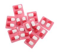 CVUTOVO 10 Pièces Capsules Réalistes pour Garçon Fille Modèles de Pilules pour Jeu pour Halloween Farces et Activités Classe pour Garçons et Filles