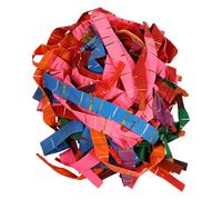 CVUTOVO 100 Pièces Ballon Fusée en Latex Effet Sifflement Bruyant, Design Rayé Unique et Couleurs Variées, Facile à Gonfler pour Fête et Célébration Festival