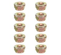 CVUTOVO 10pièces Écrous à Lame de Débroussailleuse à Filetage Inversé Écrous de Broche à Bride Hexagonale pour Accessoires Entretien de Pelouse Compatibles avec Modèles de Tondeuse