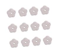 CVUTOVO 12 pièces Pierre à Mâcher Volcanique pour Lapins et Petits Rongeurs Bloc de Calcium Naturel pour Dents Saines et Nettoyage Quotidien