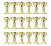 CVUTOVO 120 mini gobelets à thé sacrificiels décoratifs - Centre de table de mariage - Accessoires de culte miniatures en plastique doré