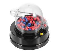 CVUTOVO 1Ensemble Machine de Loterie Électrique Compacte avec Boules Colorées Jeu de Tirage Aléatoire pour Fêtes et Activités Récréatives pour et Famille
