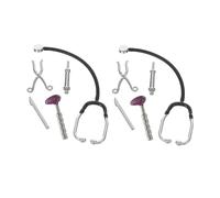 CVUTOVO 2 Ensembles Miniature Dollhouse Doctors Sets Stethoscope Hospital Accessories Kit for Dollhouse Decoration and Creative Play