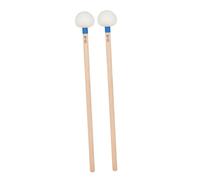 CVUTOVO 2 Pièces Baguettes de Tambour Bois avec Tête Feutre Instrument de Percussion Professionnel Durables et Pratiques pour Batterie et Timbales