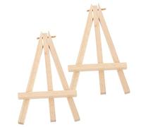 CVUTOVO 2 Pièces Chevalet Miniature pour de Photos et Cartes Support de Bureau Décoratif Pliable et pour Maison et Bureau