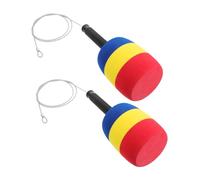 CVUTOVO 2 Pièces Soft Foam Hammer Pounding Toy for Safe Sponge Mallet Set for Whack Moles Game and Carnival Party Supplies