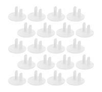 CVUTOVO 24 Pièces Protection de Prise Solution de Sécurité Complète Électrique 2 Broches Matériau Pp, Installation Facile pour Garçon et Filles Maison Chambre