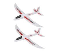 CVUTOVO 2Pièces Avion Planeur Volant Main Éducatif pour Garçon Fille Améliore la Coordination Main Oeil pour Divertissement Développement Pratique