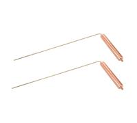 CVUTOVO 2pièces Baguettes De Sourcier Cuivre Pur pour Détection Eau Et Or Outils De Rotation Portables Et Fiables pour Maison Et Extérieur