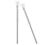 CVUTOVO 2pièces Outils de Sculpture Argile Poterie Brosse Texture Métal pour Détails Précis et Création de Textures Réalistes Accessoire Facile pour Débutants et Artistes