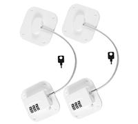 CVUTOVO 2pièces Verrou à Code Réfrigérateur Sans Perçage Serrure Sécurité Multifonction Pour Porte Frigo Cabine Et Installation Facile Protection Fiable Pour Maison Et Bureau