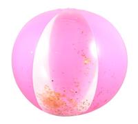 CVUTOVO 3 Pièces Balles de Plage Scintillantes Gonflables de Jouets pour Garçon Fille Accessoires de Piscine et Plage pour Jeux Eau et Activités Extérieures