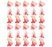 CVUTOVO 30 Pièces décoration de Statue de Poisson Rouge Figurines Miniatures Ornements d'aquarium Accessoires de Jardin Miniature Mini Figurine danimaux Accessoires d'aquarium de Poissons